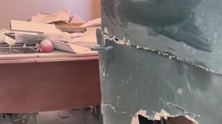 Εικόνες από τους βανδαλισμούς σε σχολείο της Γλυφάδας