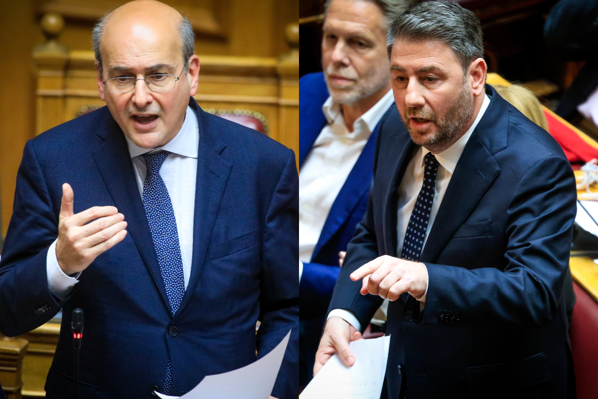 Κωστής Χατζηδάκης και Νίκος Ανδρουλάκης