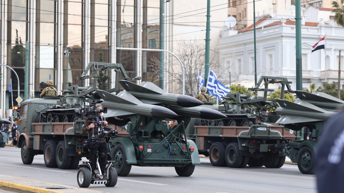 Ελληνικοί πύραυλοι Hawk στην στρατιωτική παρέλαση της 25ης Μαρτίου 2026