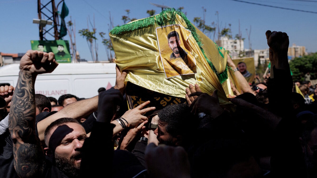 Κηδεία μαχητή της Χεζμπολάχ