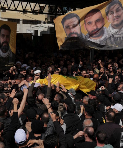 Κηδεία μαχητών της Χεζμπολάχ στον Λίβανο