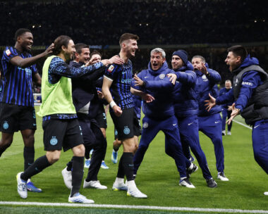 Οι παίκτες και το επιτελείο της Ίντερ