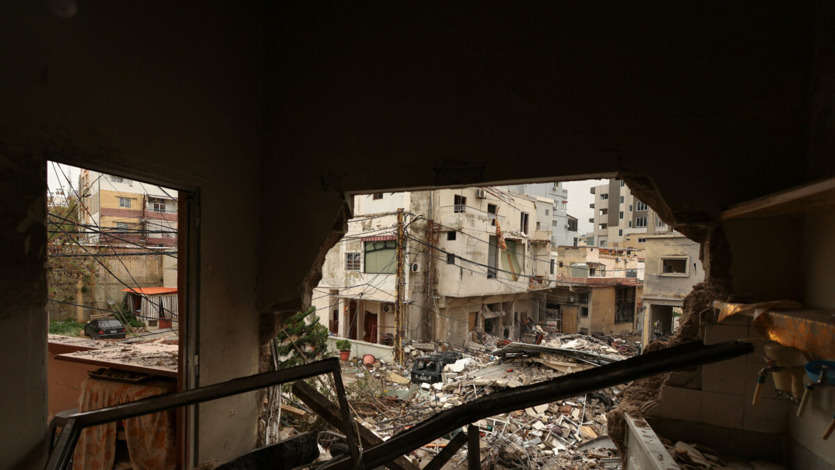 Κατεστραμμένο σπίτι στον Λίβανο