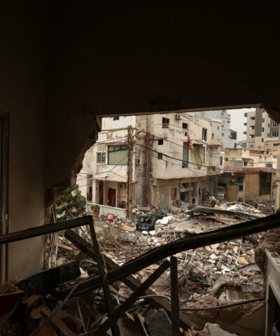 Κατεστραμμένο σπίτι στον Λίβανο