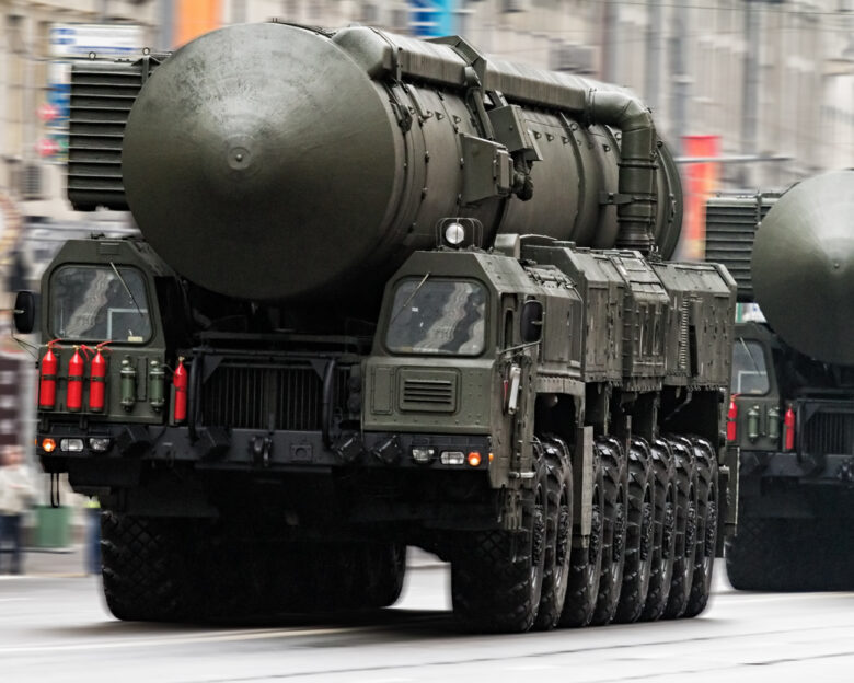 Russian nuclear missile Moscow, Russia