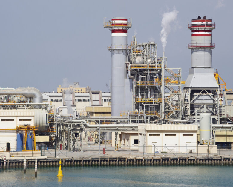desalination plant. ras al khaimah. united arab emirates. middle east.