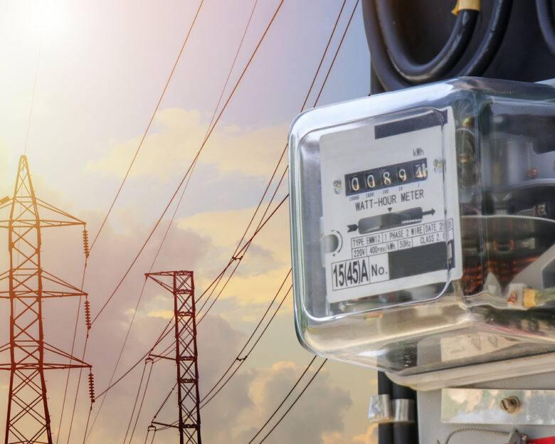 Electric power box meter for home use