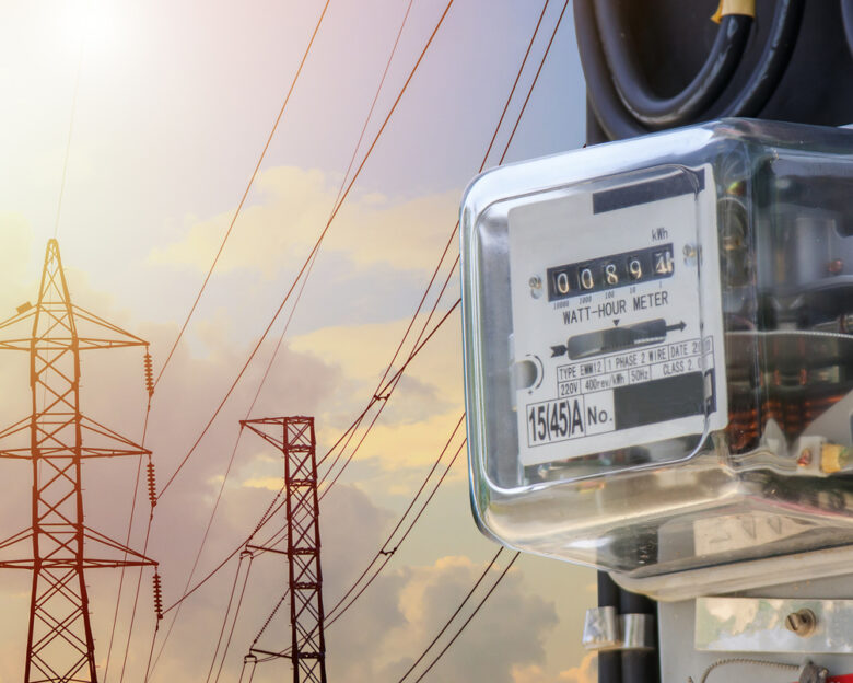 Electric power box meter for home use