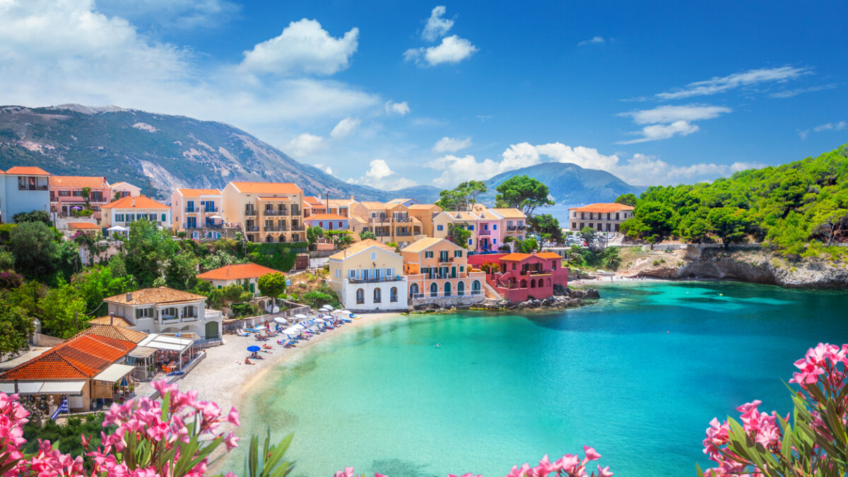 Assos village in Kefalonia, Greece
