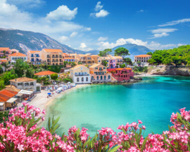 Assos village in Kefalonia, Greece