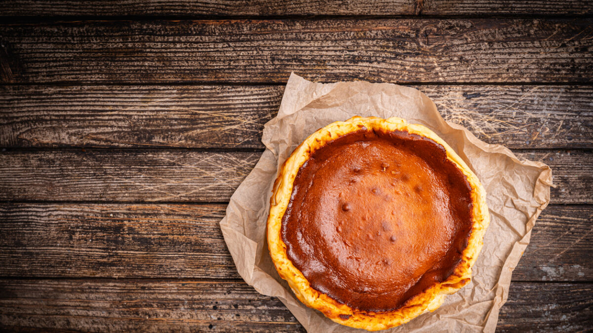 Bασκικό cheesecake