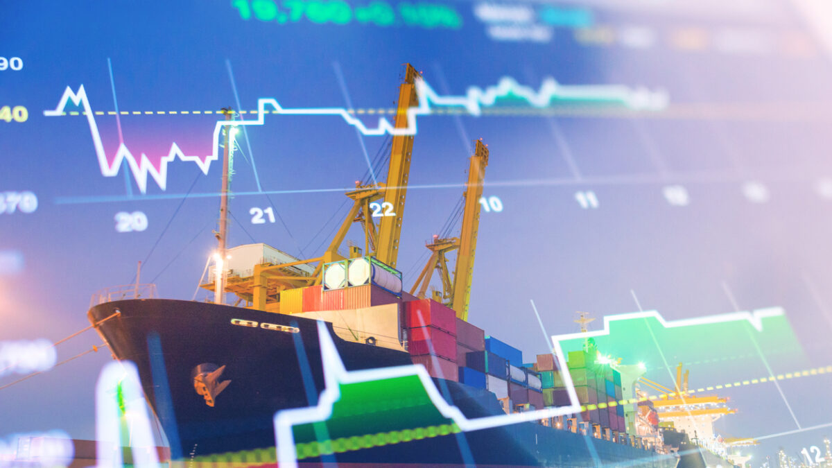 Crane cargo market and finance economic background