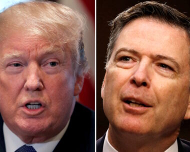 Ο Πρόεδρος των ΗΠΑ, Donald Trump και ο πρώην διευθυντής του FBI, James Comey