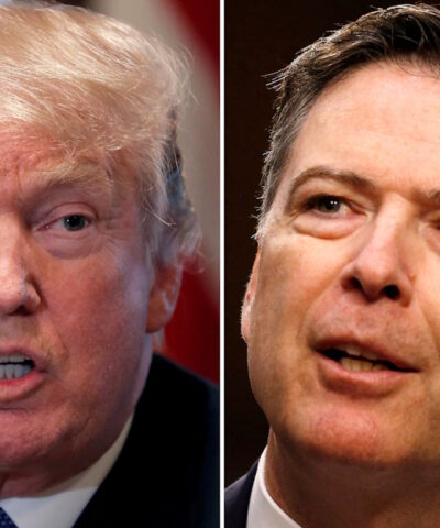 Ο Πρόεδρος των ΗΠΑ, Donald Trump και ο πρώην διευθυντής του FBI, James Comey