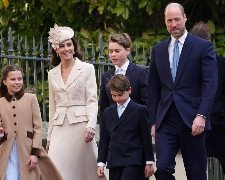 Η Κέιτ Μίντλετον, ο πρίγκιπας Γουίλιαμ και τα παιδιά τους, Σάρλοτ, Τσορτζ και Λούι