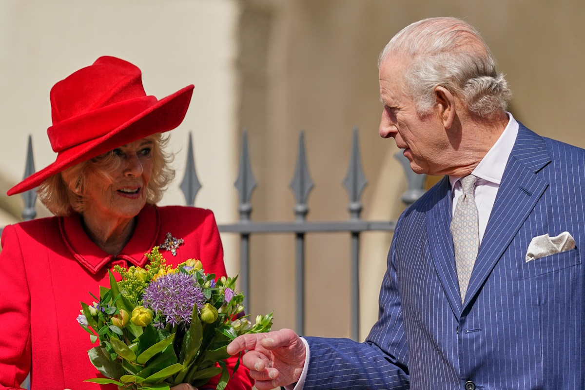 Ο βασιλιάς Κάρολος και η βασίλισσα Καμίλα