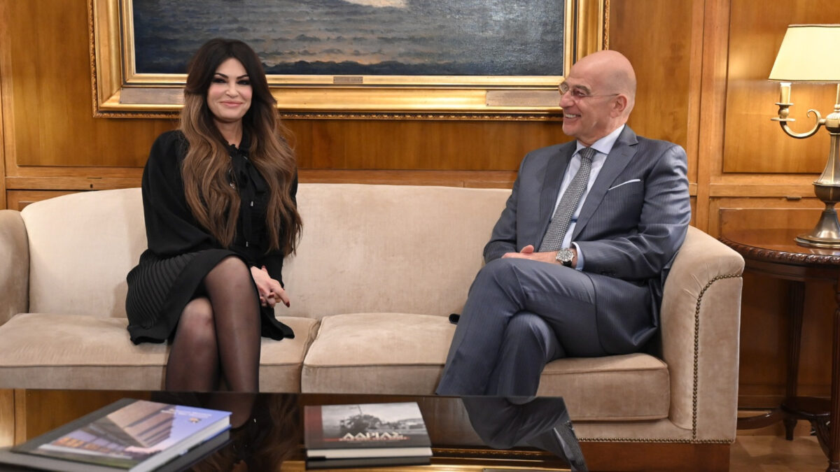 Κίμπερλι Γκιλφόιλ και Νίκος Δένδιας