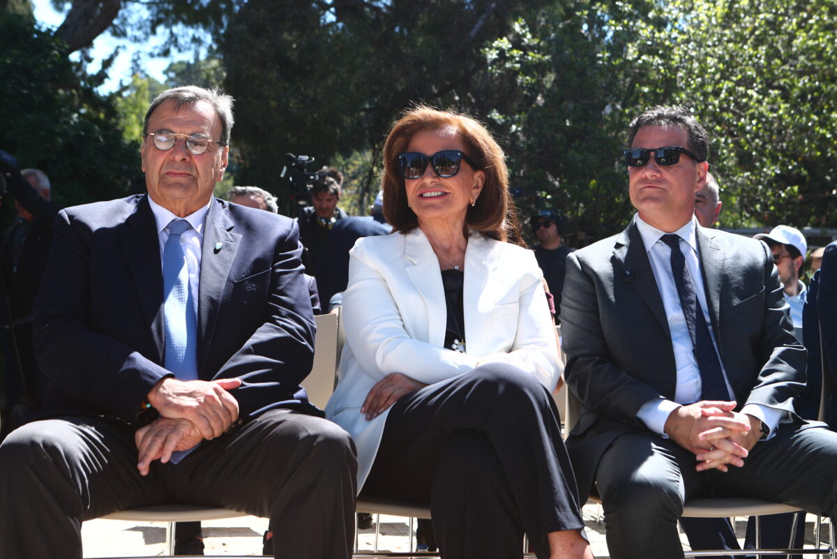 ΕΝΑΡΞΗ ΕΡΓΑΣΙΩΝ ΑΝΑΚΑΤΑΣΚΕΥΗΣ ΤΟΥ ΟΛΥΜΠΙΑΚΟΥ ΚΟΛΥΜΒΗΤΗΡΙΟΥ ΣΤΗΝ ΑΘΗΝΑ ΜΕ ΠΡΩΤΟΒΟΥΛΙΑ ΤΗΣ ΕΛΛΗΝΙΚΗΣ ΟΛΥΜΠΙΑΚΗΣ ΕΠΙΤΡΟΠΗΣ ΚΑΙ ΤΗΝ ΧΟΡΗΓΙΑ ΤΗΣ ΕΘΝΙΚΗΣ ΤΡΑΠΕΖΑΣ.  (ΑΡΓΥΡΩ ΑΝΑΣΤΑΣΙΟΥ