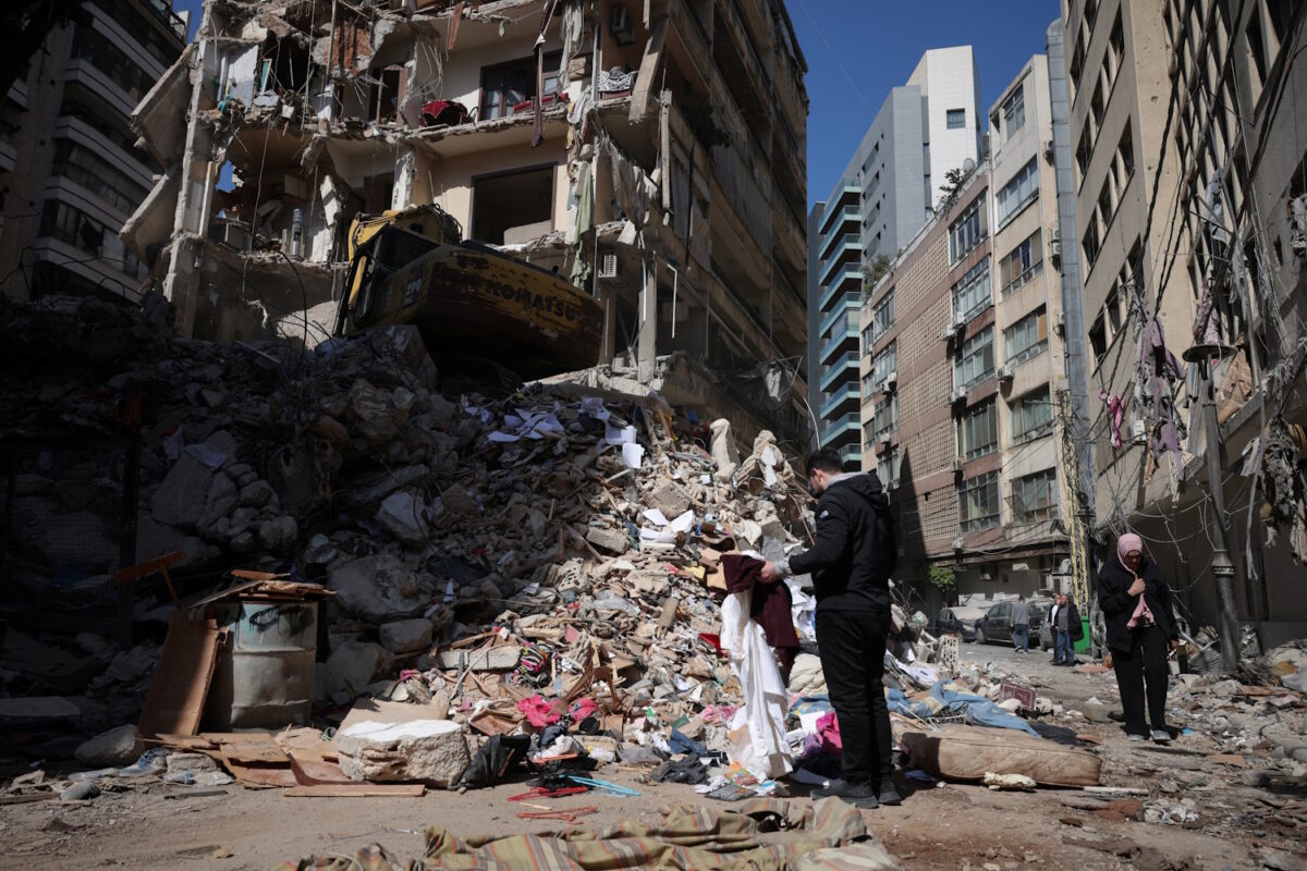 Κατεστραμμένα σπίτια στον Λίβανο