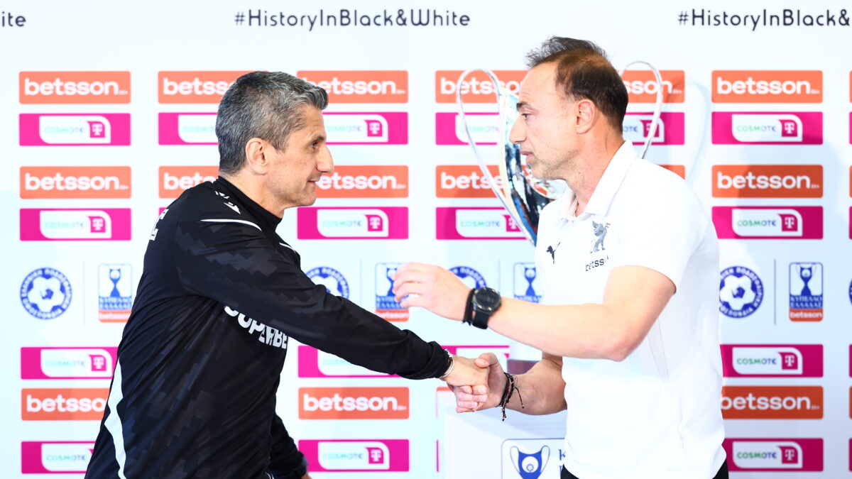 Ο Ραζβάν Λουτσέσκου με τον Χρήστο Κόντη