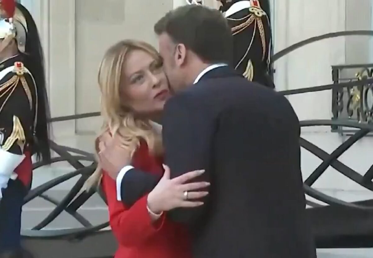 Εμανουέλ Μσκρόν και Τζόρτζια Μελόνι