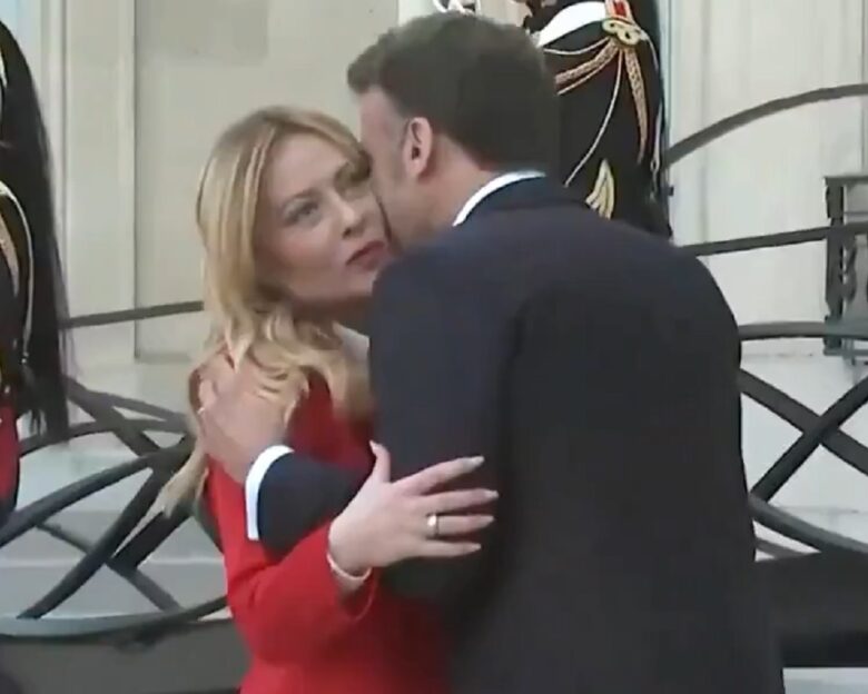 Εμανουέλ Μσκρόν και Τζόρτζια Μελόνι