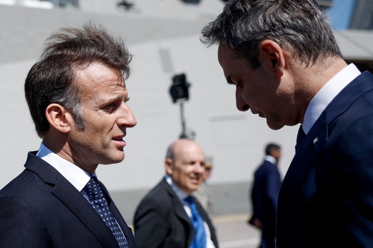 macron-mitsotakis16 REUTERS/Louiza Vradi