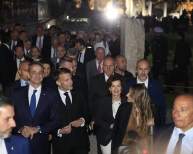 Στο Προεδρικό Μέγαρο ο πρόεδρος της Γαλλίας Εμανουέλ Μακρόν