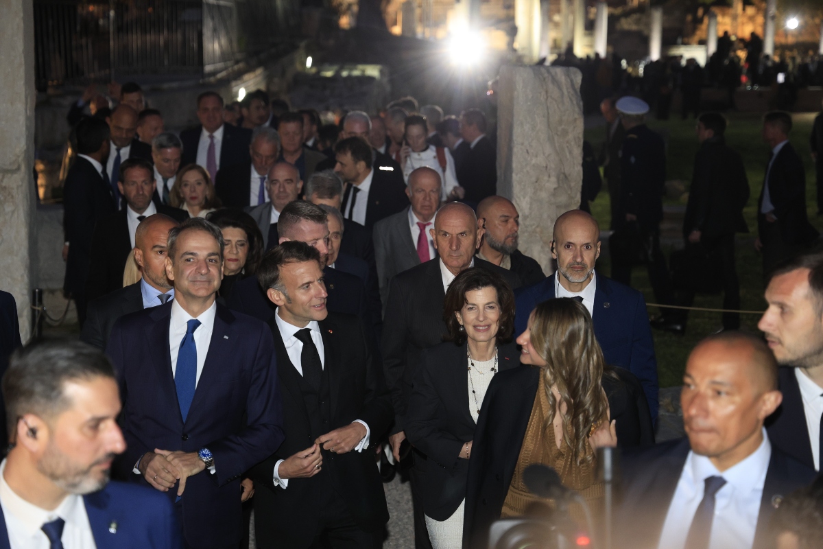 Στο Προεδρικό Μέγαρο ο πρόεδρος της Γαλλίας Εμανουέλ Μακρόν