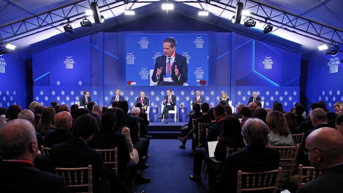 Ο Πρόεδρος και Διευθύνων Σύμβουλος του ΑΔΜΗΕ, Μάνος Μανουσάκης, στο 11ο Οικονομικό Φόρουμ των Δελφών