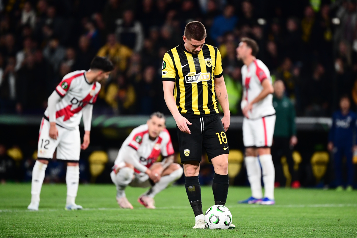 ΑΕΚ - Ράγιο Βαγεκάνο 3-1: Ο Παλαθόν «γκρέμισε» το όνειρο της Ένωσης και την απέκλεισε στα προημιτελικά του Conference League