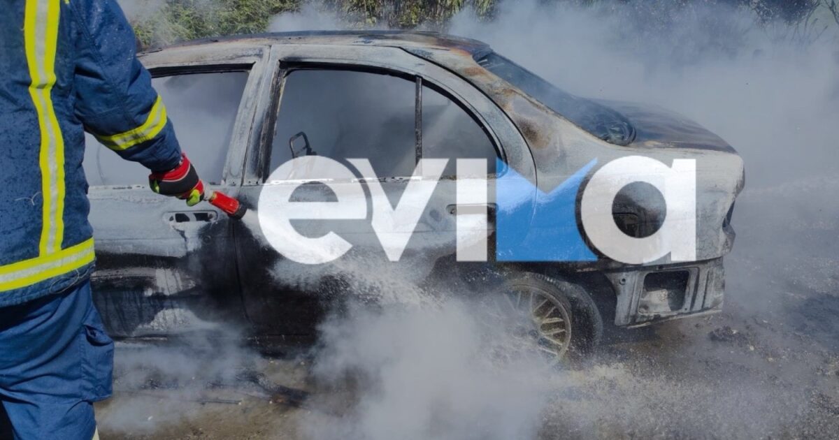 Εύβοια: Αυτοκίνητο κάηκε ολοσχερώς, άρπαξε φωτιά ενώ ήταν σε κίνηση