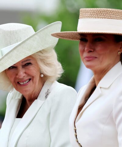 Η βασίλισσα Καμίλα με την Μελάνια Τραμπ