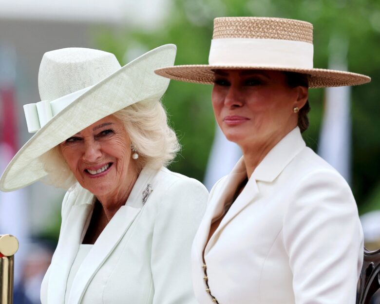 Η βασίλισσα Καμίλα με την Μελάνια Τραμπ