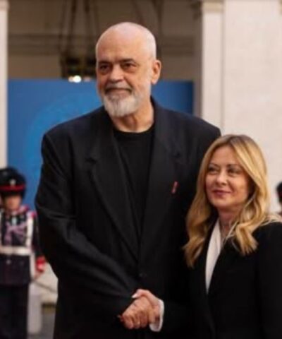 Τζόρτζια Μελόνι και Έντι Ράμα