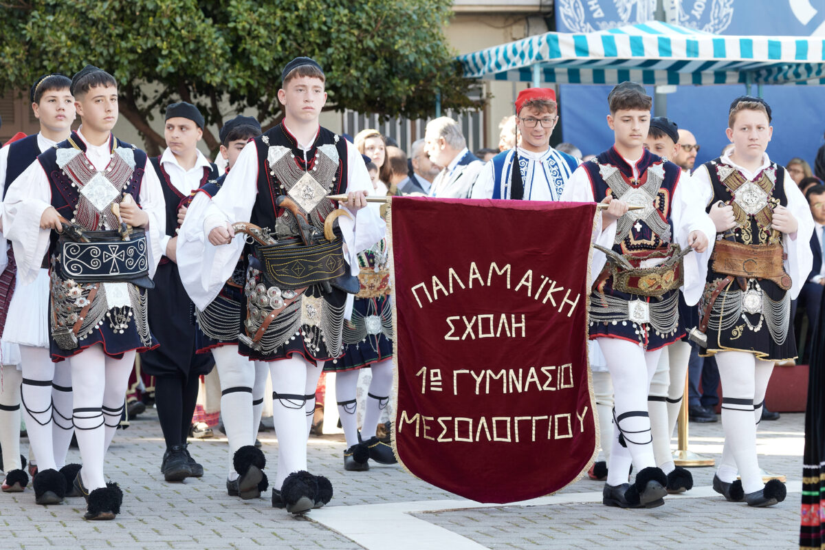 Εορτασμός της 200ης Επετείου της Ηρωικής Εξόδου των Ελεύθερων Πολιορκημένων στο Μεσολόγγι, παρουσία της πολιτειακής και πολιτικής ηγεσίας της χώρας, Κυριακή των Βαΐων 5 Απριλίου 2026. (ΔΗΜΗΤΡΗΣ ΠΑΠΑΜΗΤΣΟΣ