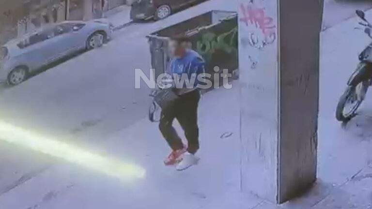 Ο 40χρονος περπατά τρομαγμένος μετά την επίθεση