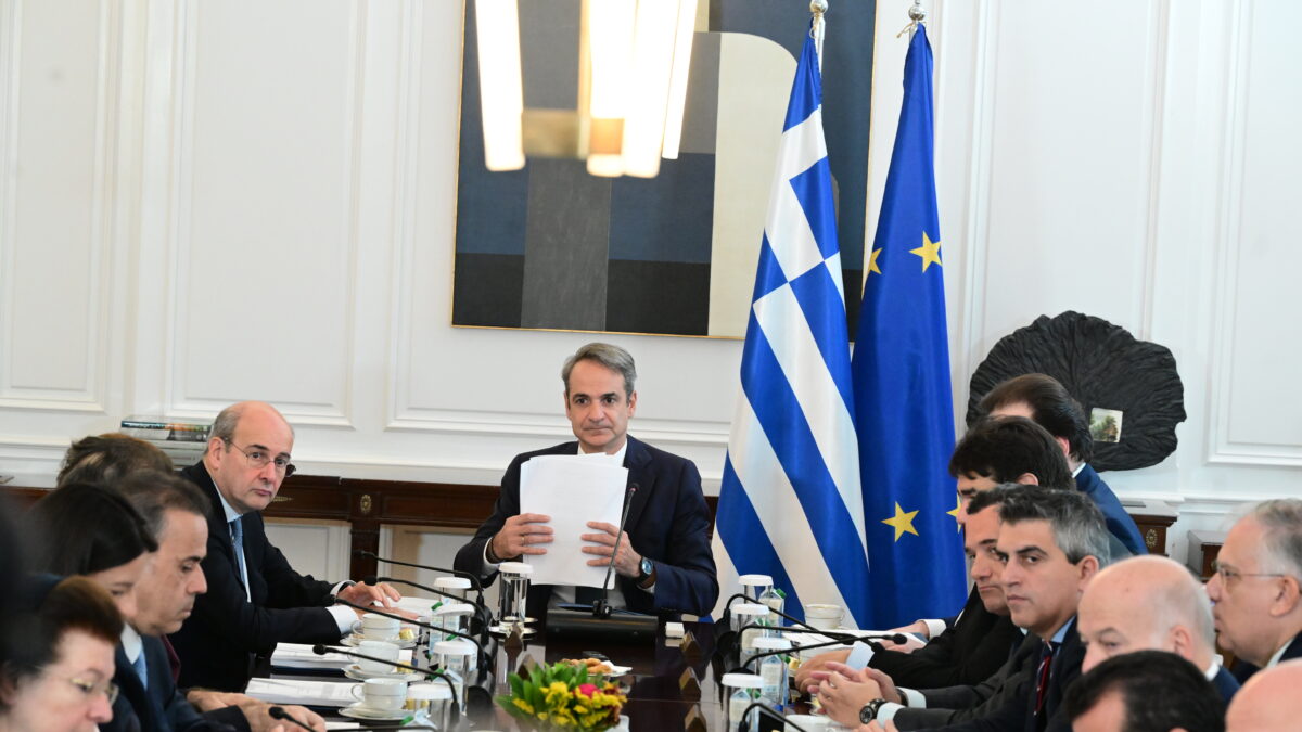 O Κυριάκος Μητσοτάκης