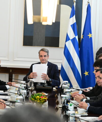 O Κυριάκος Μητσοτάκης