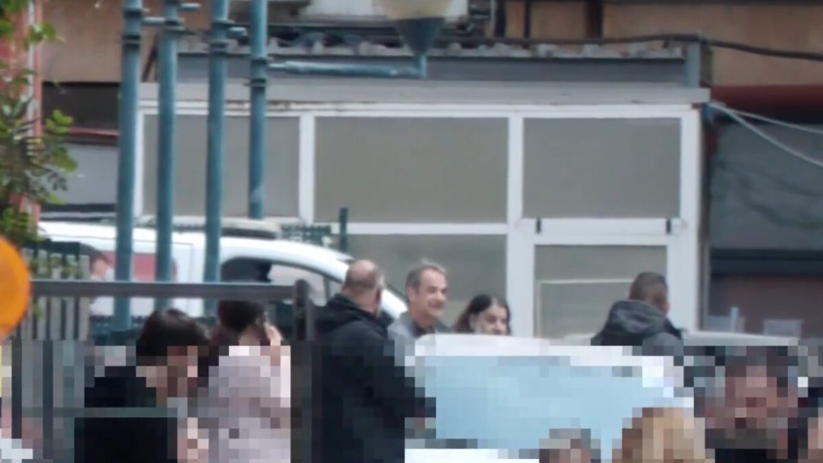 Κυριάκος Μητσοτάκης στον Ευαγγελισμό