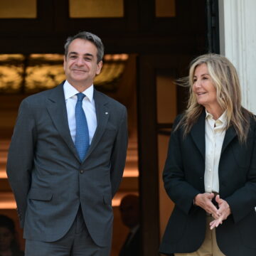 Κυριάκος Μητσοτάκης και Μαρέβα