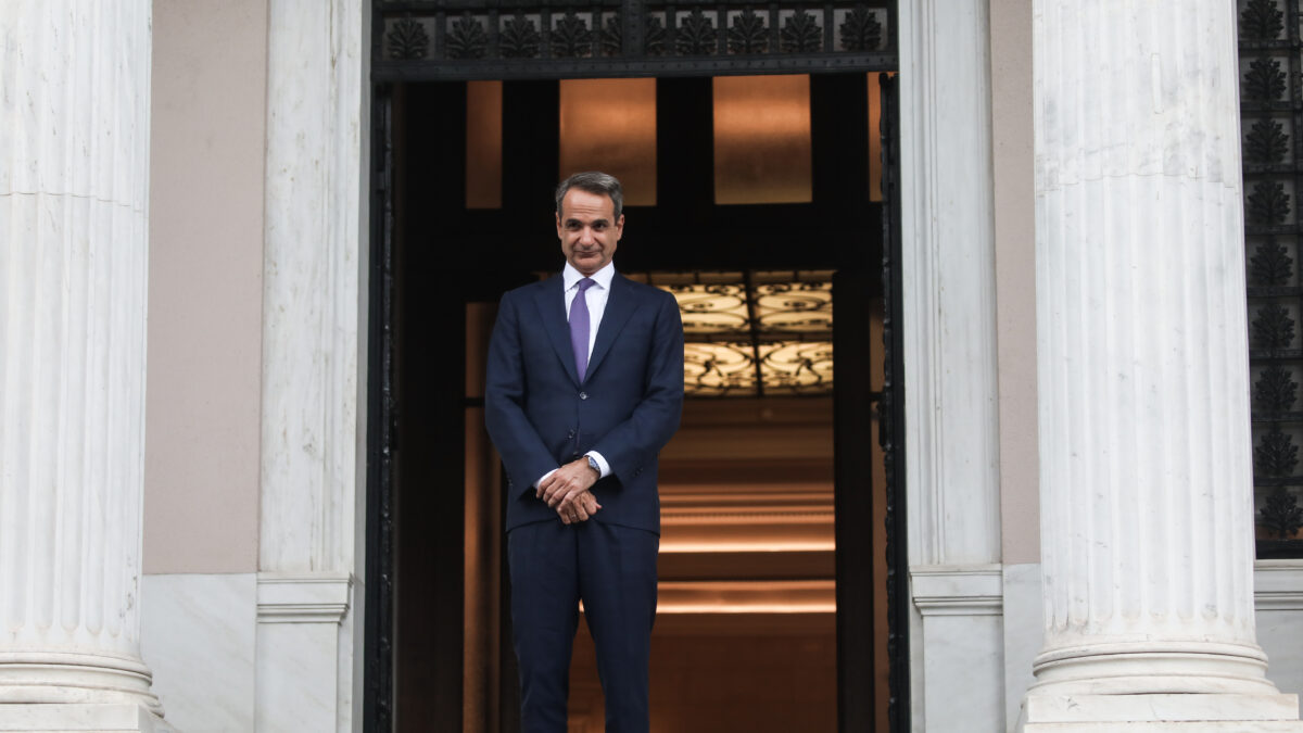 Μητσοτάκης στο Μαξίμου