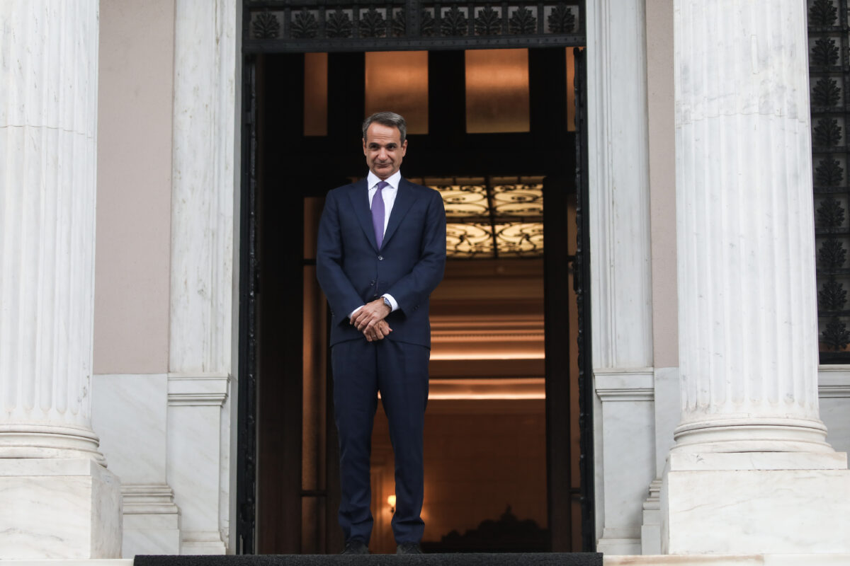 Μητσοτάκης στο Μαξίμου