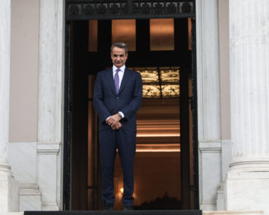 Μητσοτάκης στο Μαξίμου