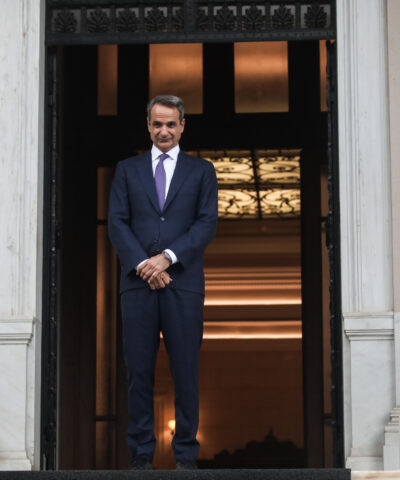 Μητσοτάκης στο Μαξίμου