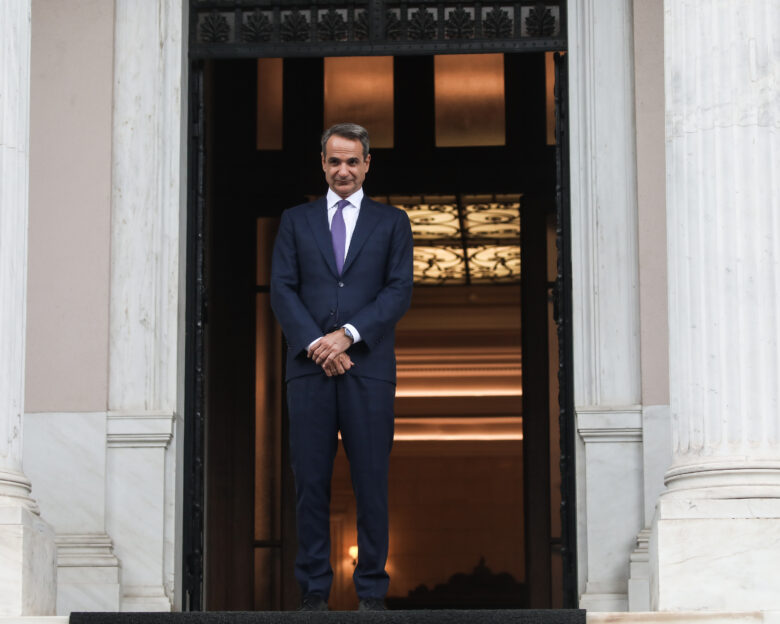 Μητσοτάκης στο Μαξίμου