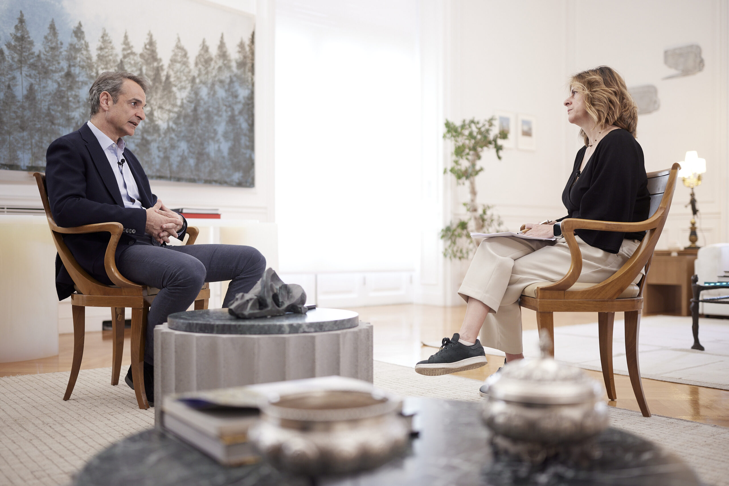 Κυριάκος Μητσοτάκης, συνέντευξη για age ban στα social media