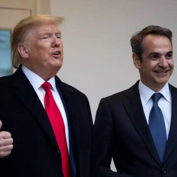 Ντόναλντ Τραμπ και Κυριάκος Μητσοτάκης