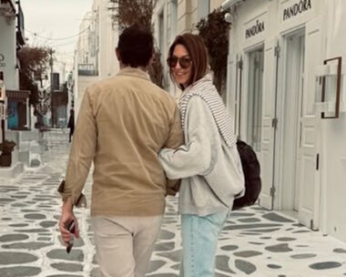 Κωνσταντίνα Ευριπίδου και Φίλιππος Μιχόπουλος στη Μύκονο