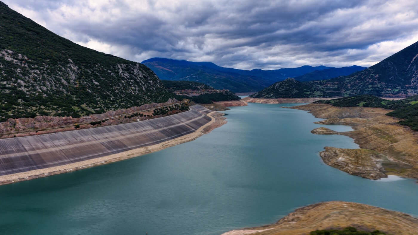 Η στάθμη της λίμνης του Μόρνου τον Δεκέμβριο του 2025